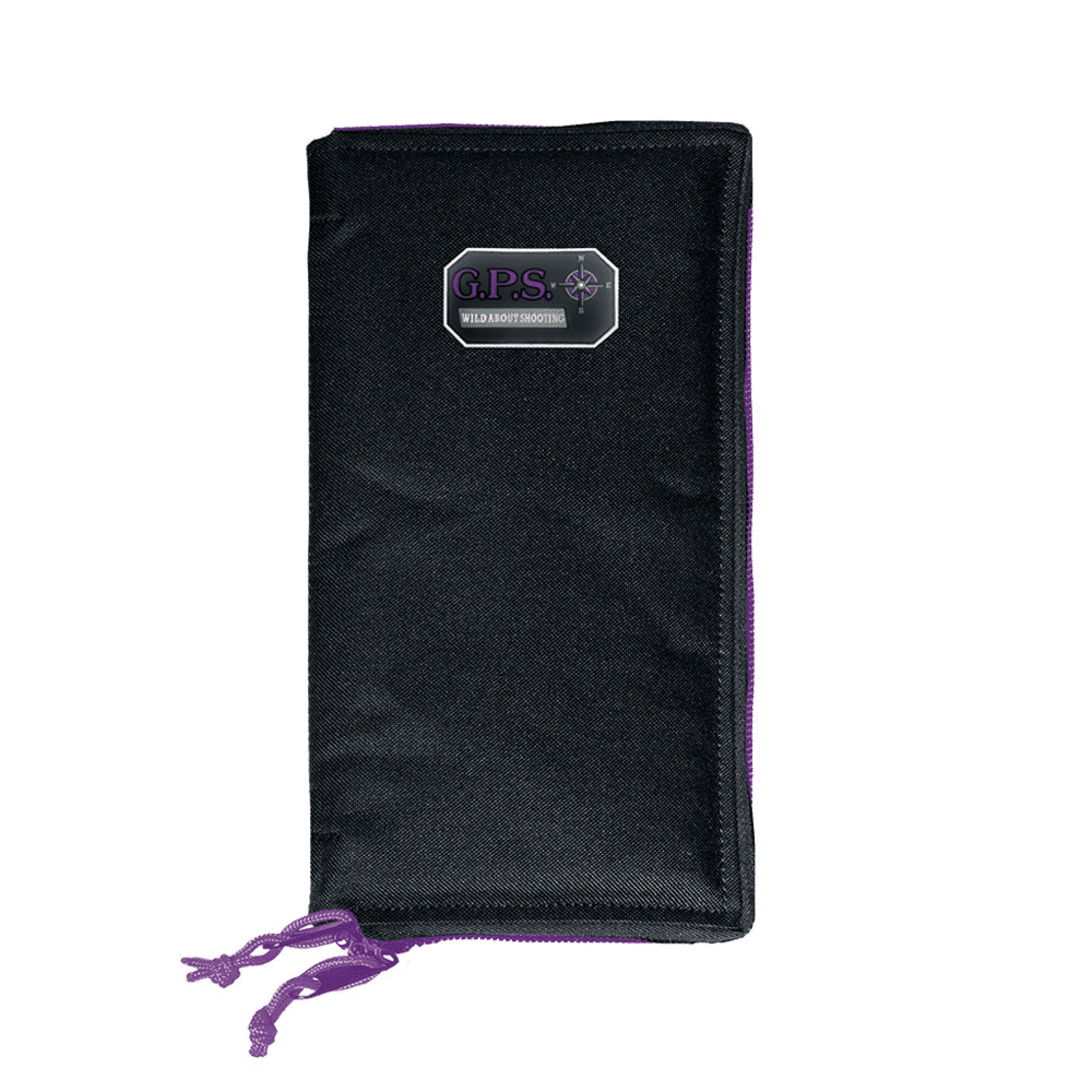 GPS Pistol Sleeve Medium with Locking Zipper for padded handgun protection
 - Medium GPS-865PS - Purple